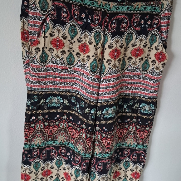 Bohemian Multicolor Women's Pants - Picture 2 of 7